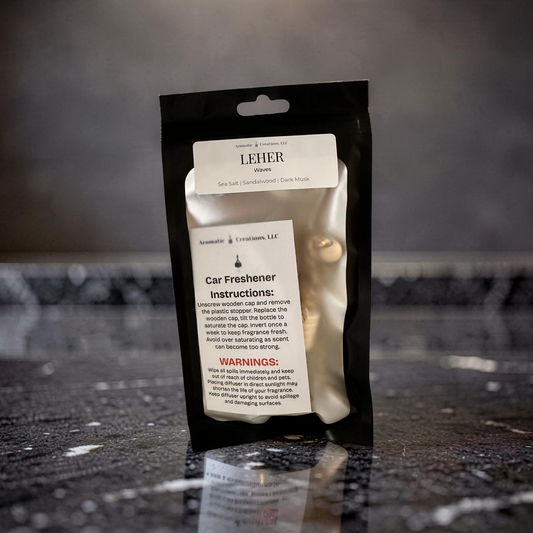 Leher Car Freshener - Waves