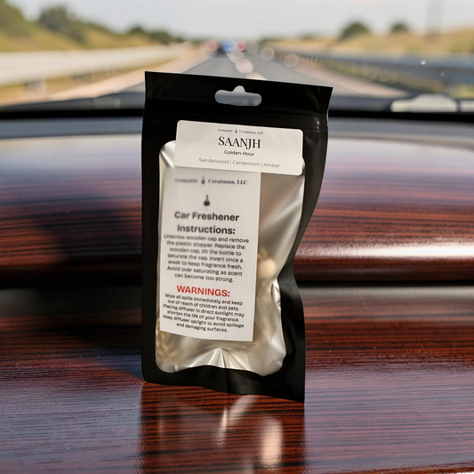 Saanjh Car Freshener - Golden Hour