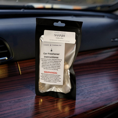 Saanjh Car Freshener - Golden Hour